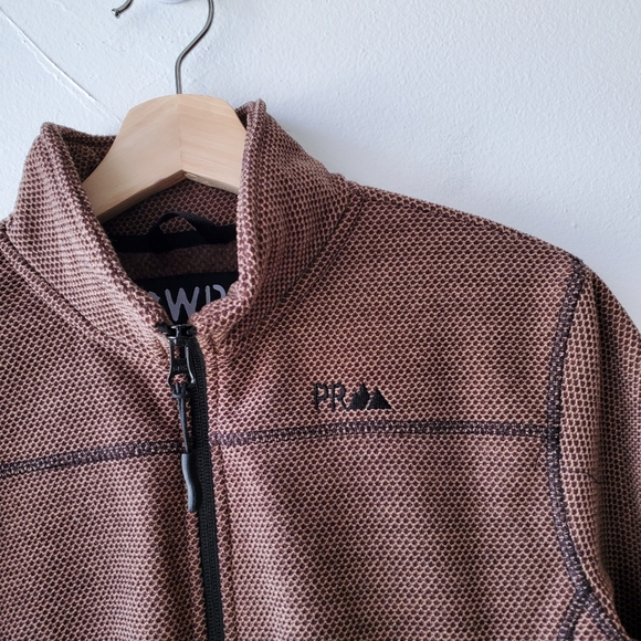 Powder River Full Zip Jacket Youth L Brown - Picture 2 of 12